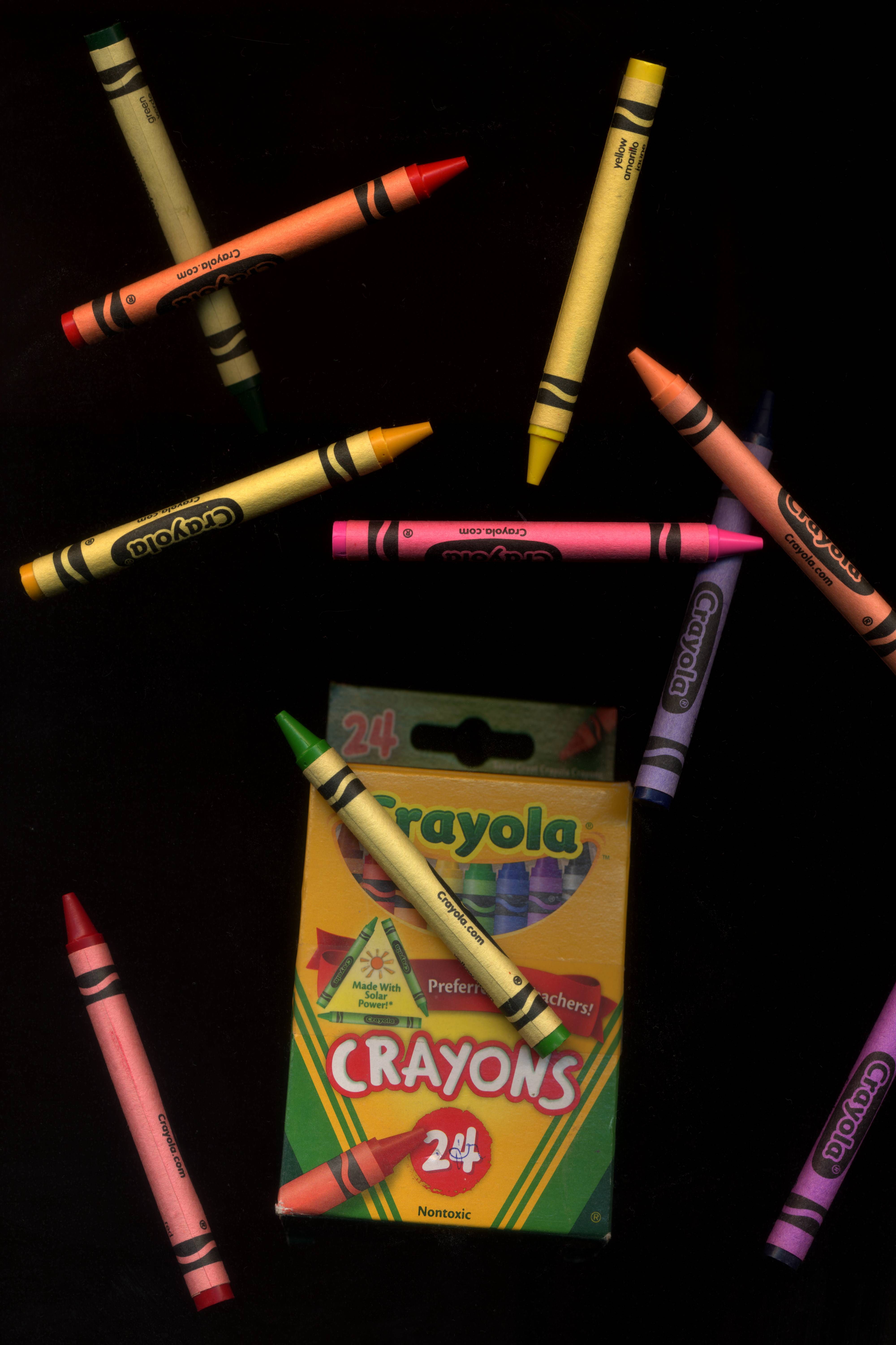 photo of some crayons